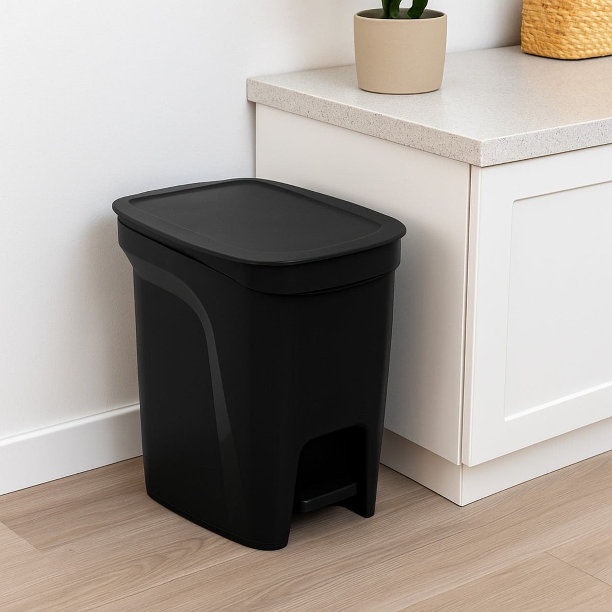 BASURERO COMPACT 7 LT NEGRO