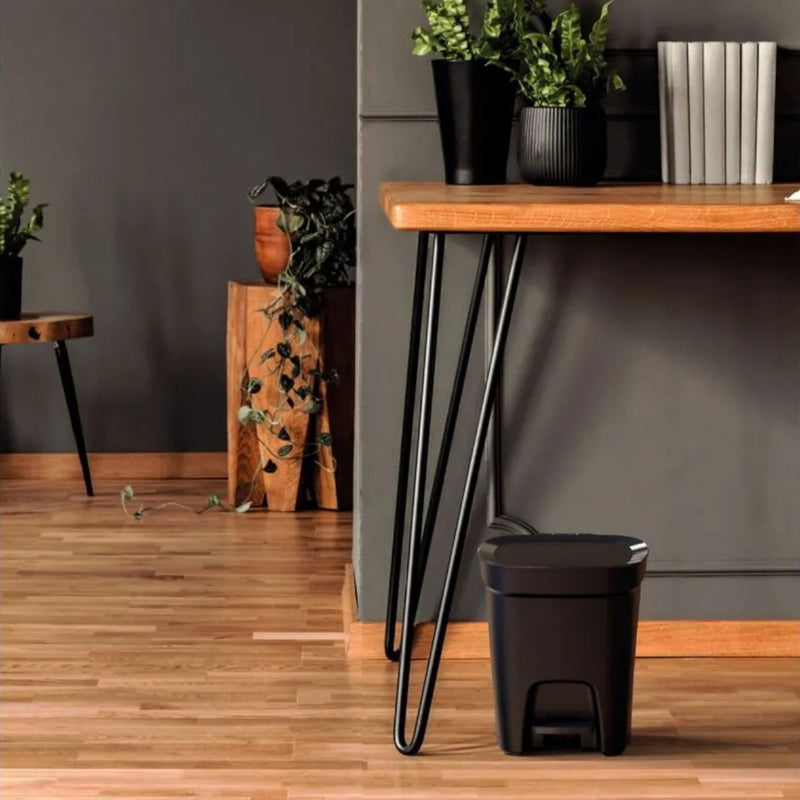 BASURERO COMPACT 7 LT NEGRO