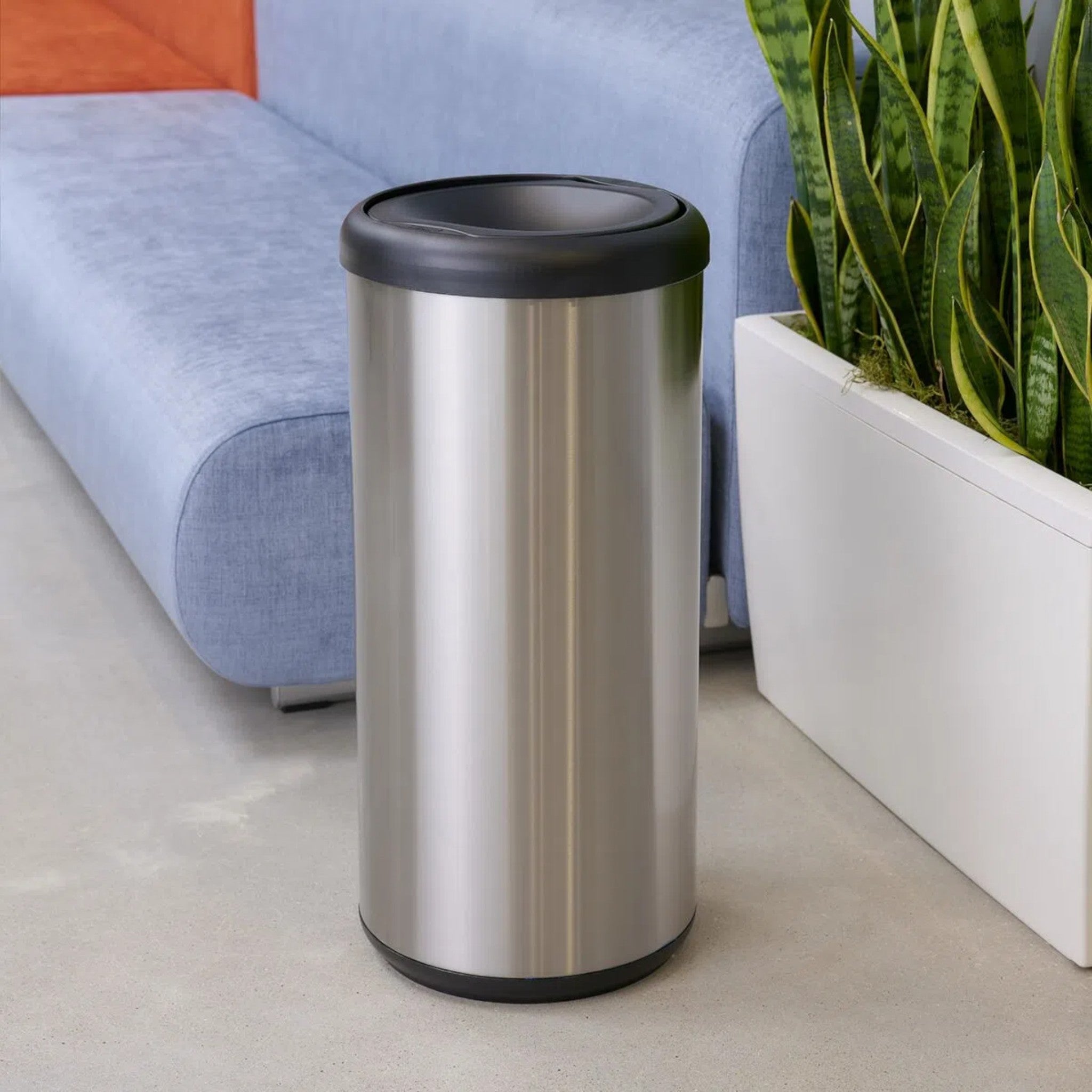 BASURERO INOX BASC 40 LT