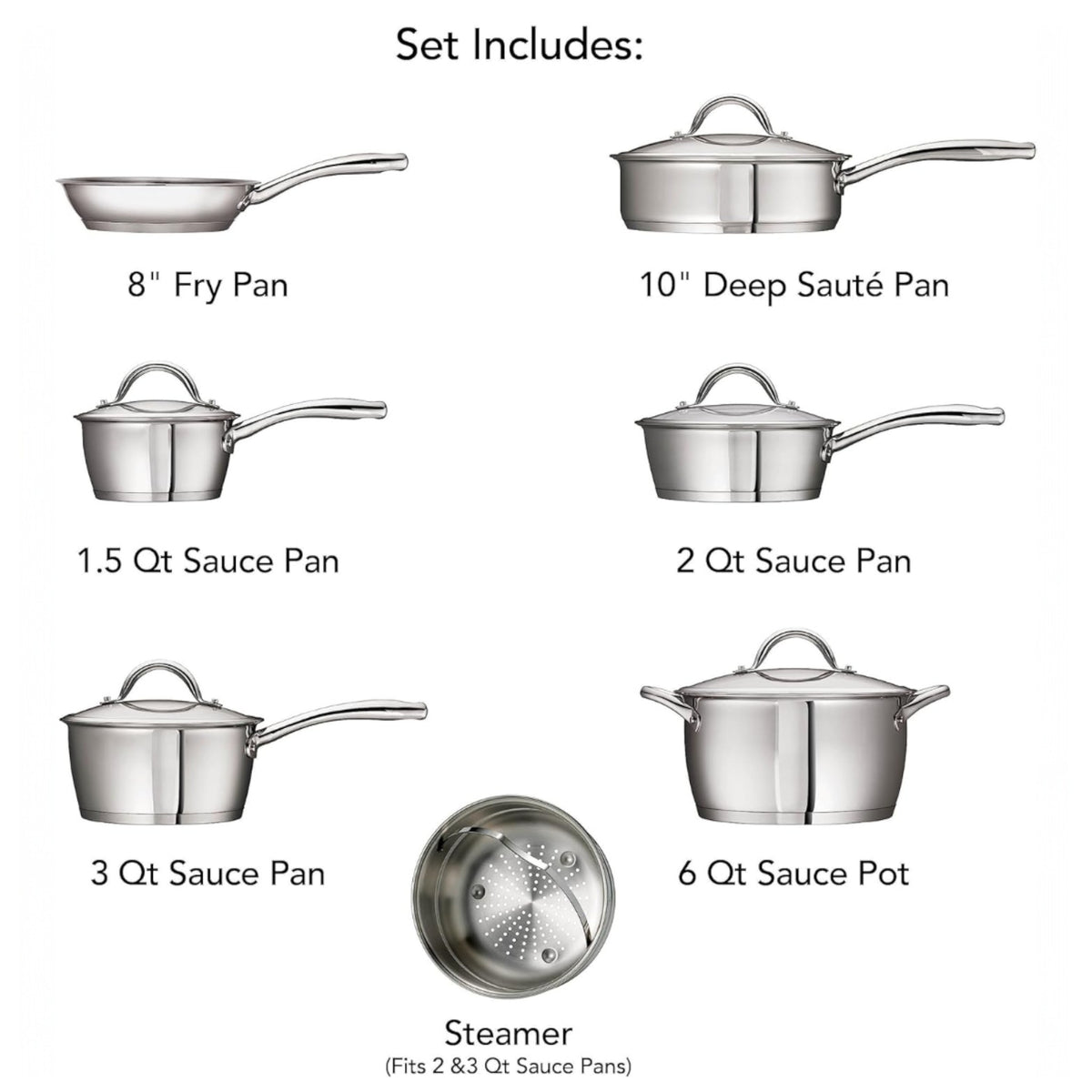 BATERIA DE COCINA 11 PZ ALLEGRA