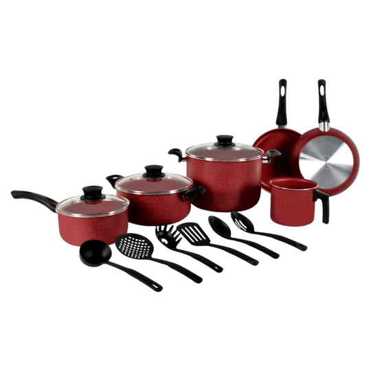 BATERIA DE COCINA GENOVA 15 PIEZAS