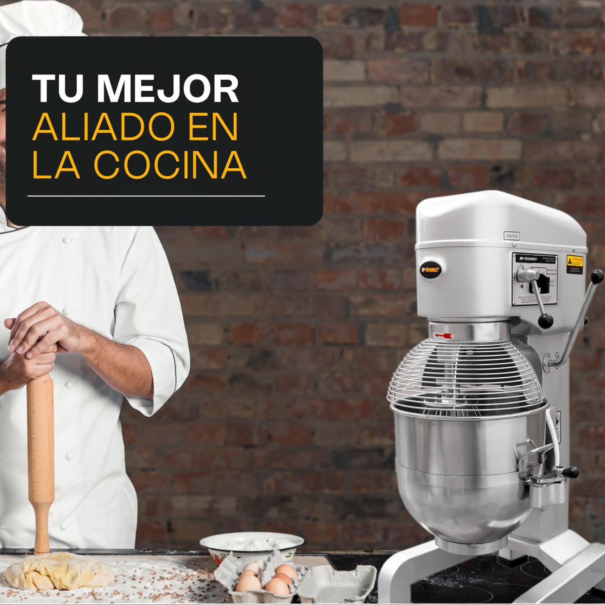 BATIDORA PLANETARIA 40 LT 1,500 W