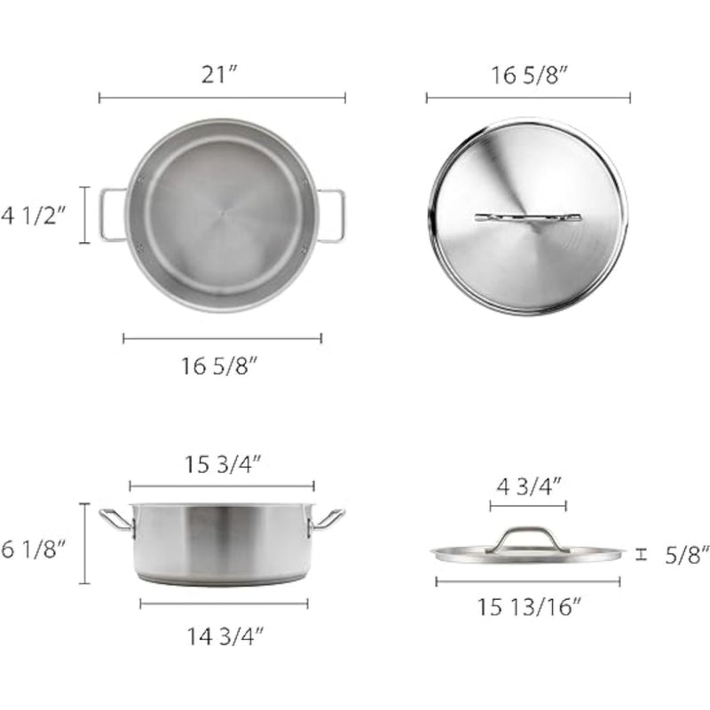 BUDINERA C/T 20 QT AC INOX 18/8