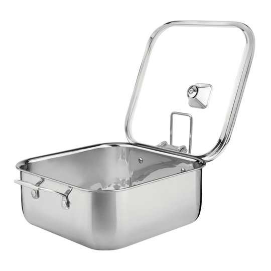 CACEROLA CUADRA GRANO AC INOX