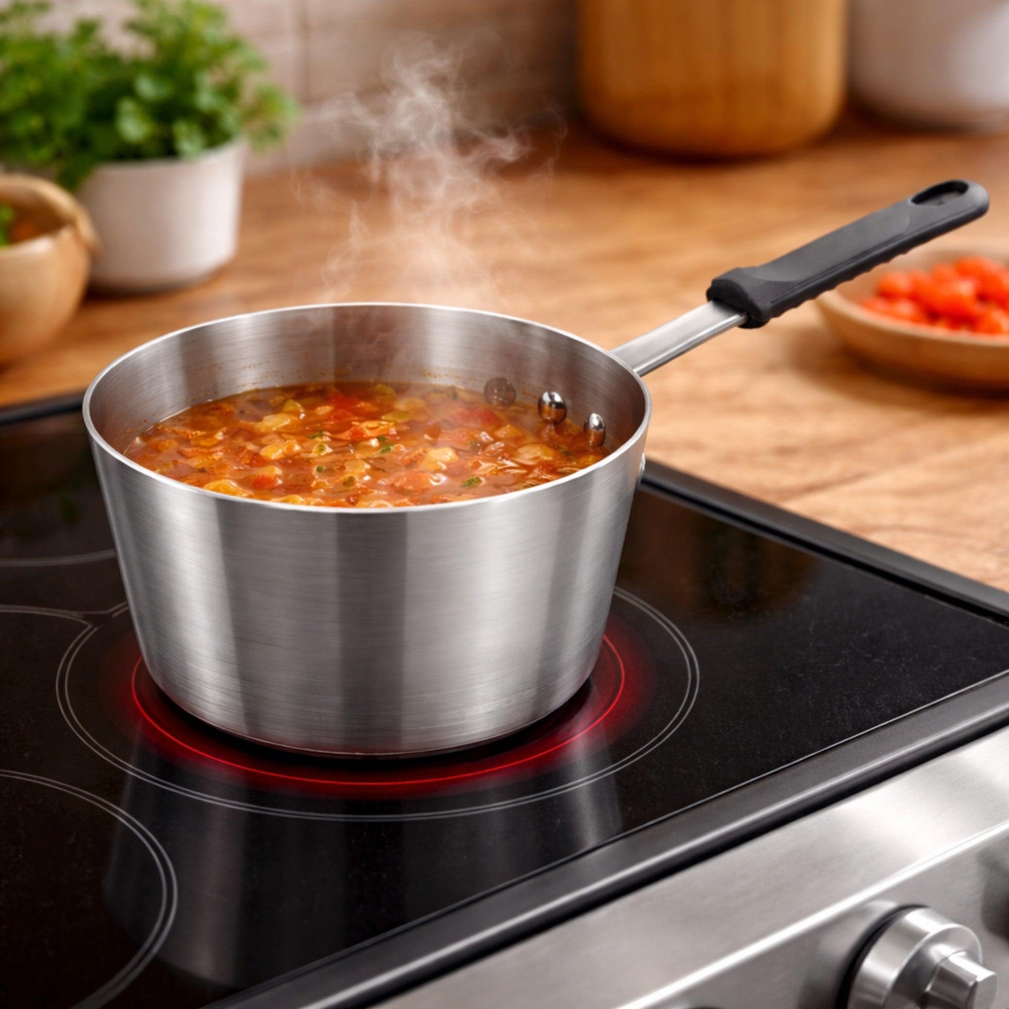CACEROLA SATIN 5.50 QT PROFESIONAL