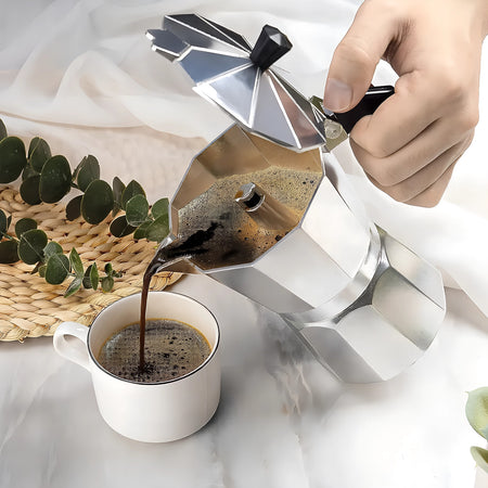 CAFETERA ITALIANA DE ALUMINIO 450ML