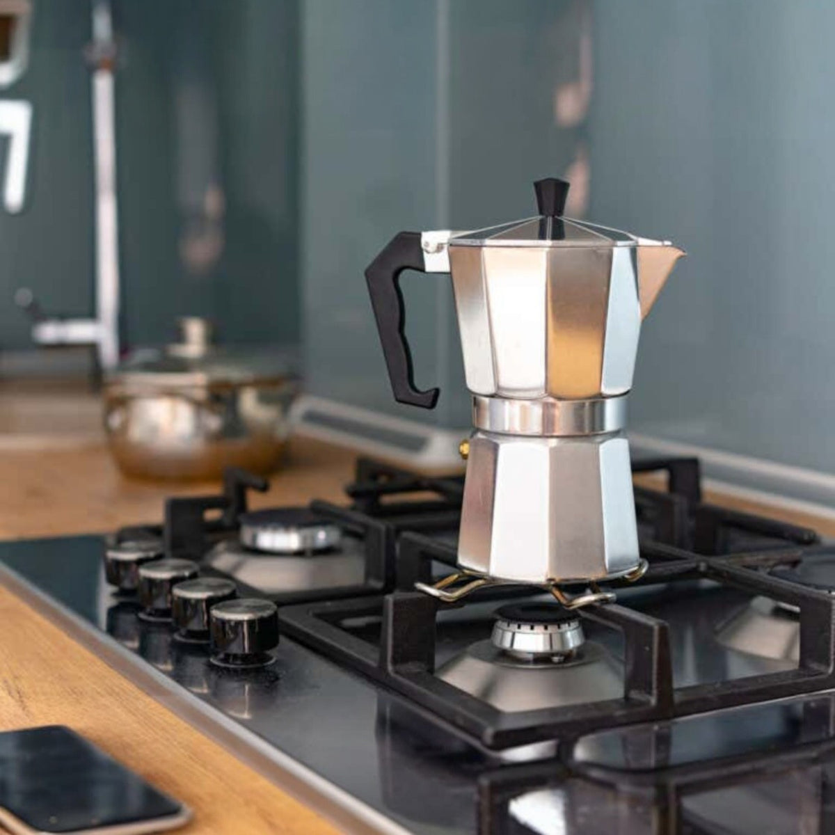CAFETERA ITALIANA DE ALUMINIO 600 ML
