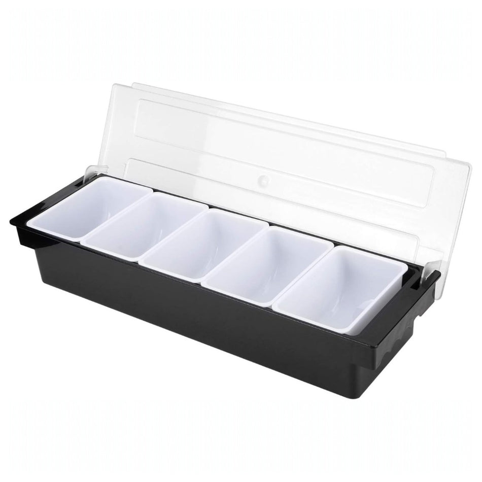 CAJA CONDIMENTOS 5 INSERTOS PLASTICO