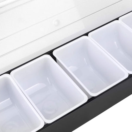 CAJA CONDIMENTOS 5 INSERTOS PLASTICO