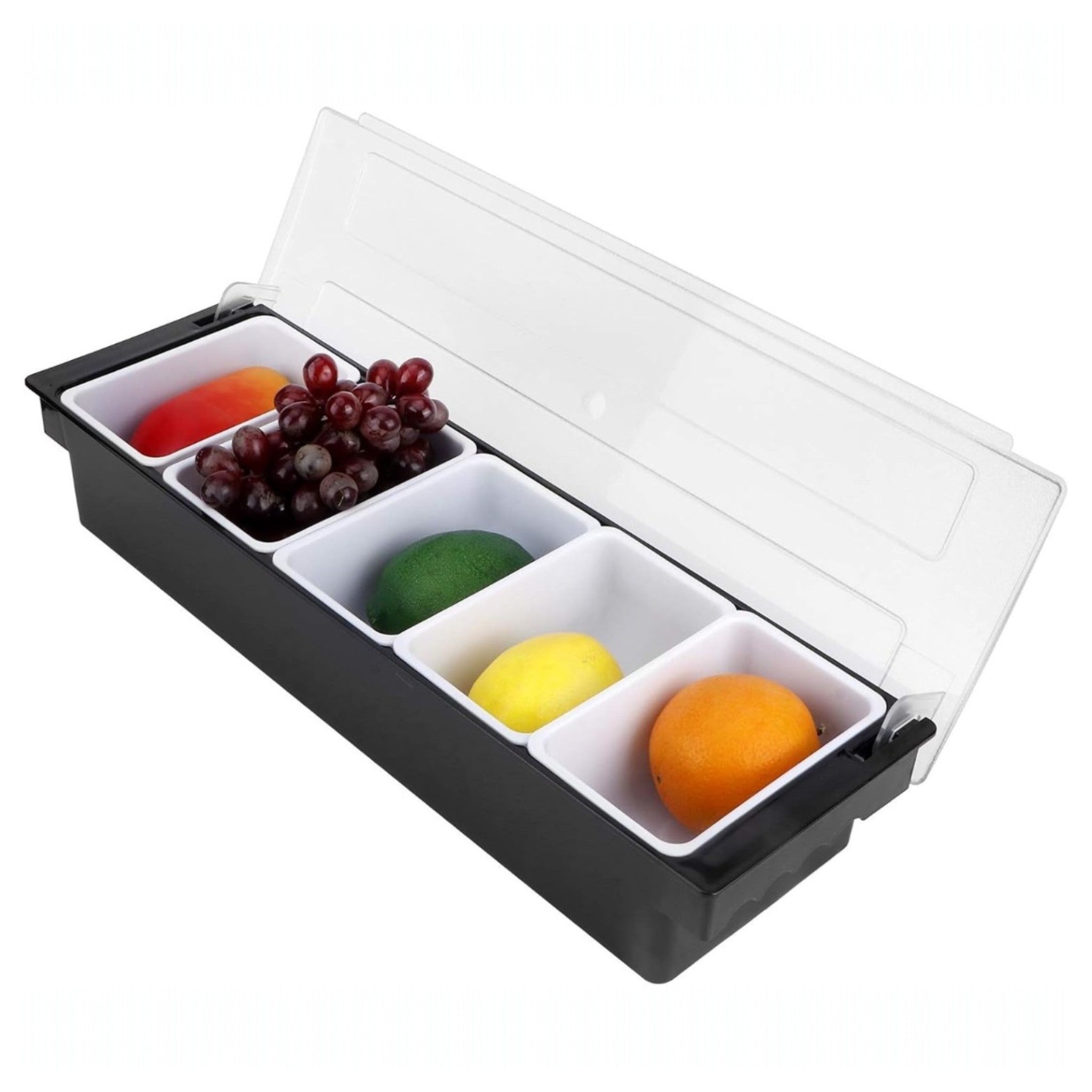 CAJA CONDIMENTOS 5 INSERTOS PLASTICO