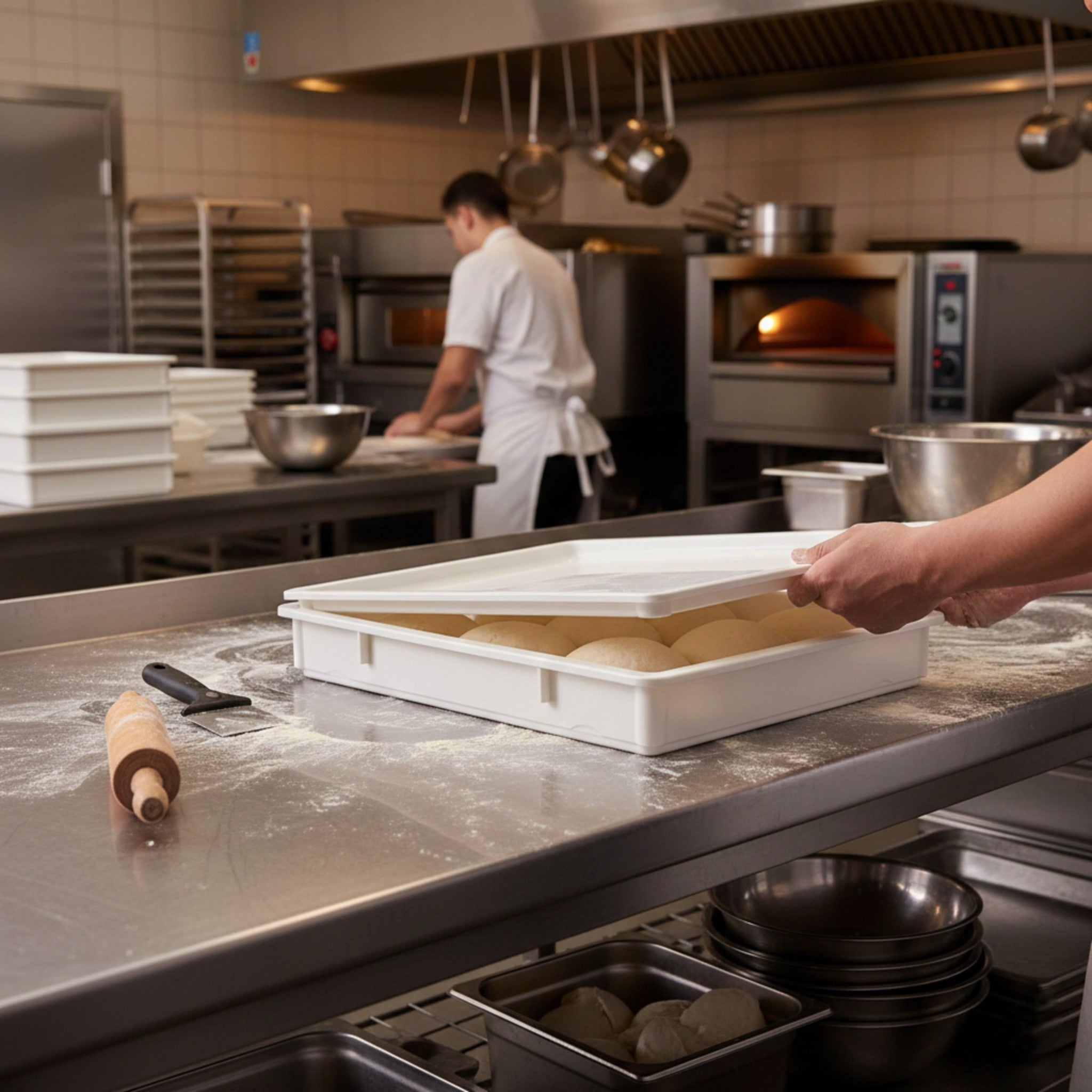 CAJA PARA MASA DE PIZZA