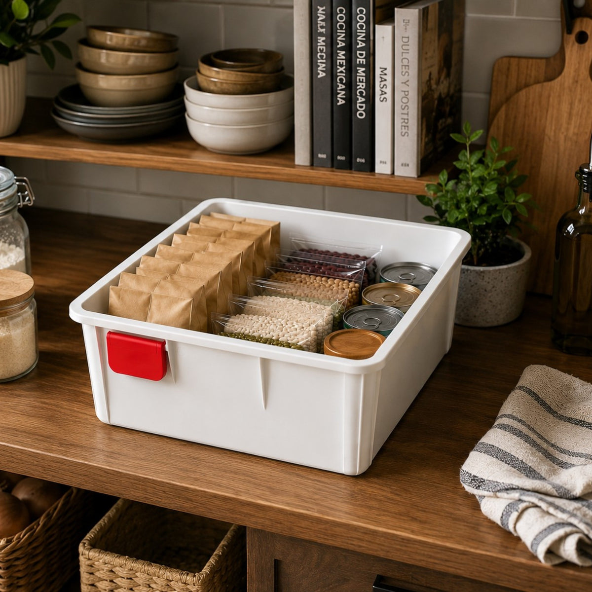 CAJA PARA MASA DE PIZZA 20.5 LT PP