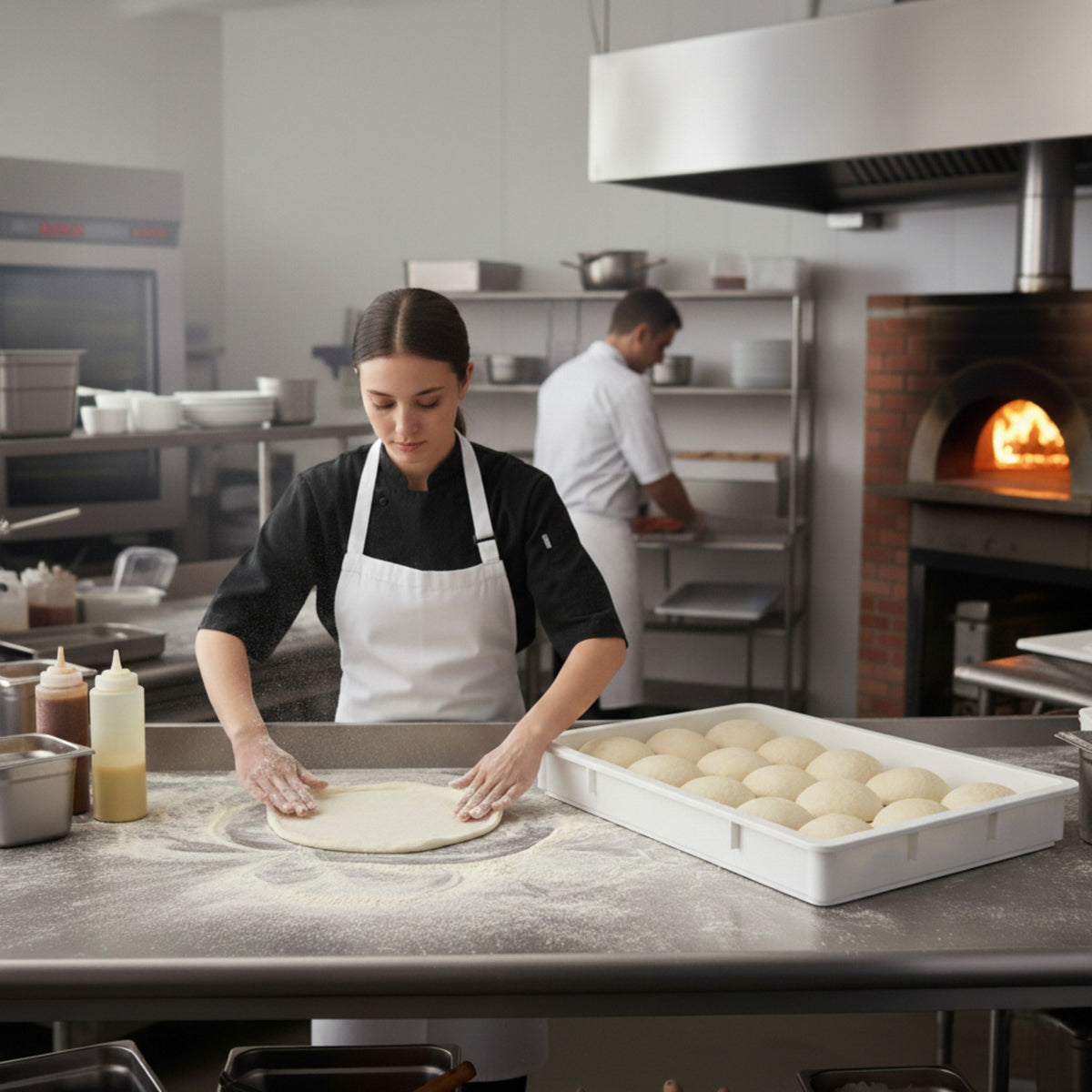 CAJA PARA MASA DE PIZZA
