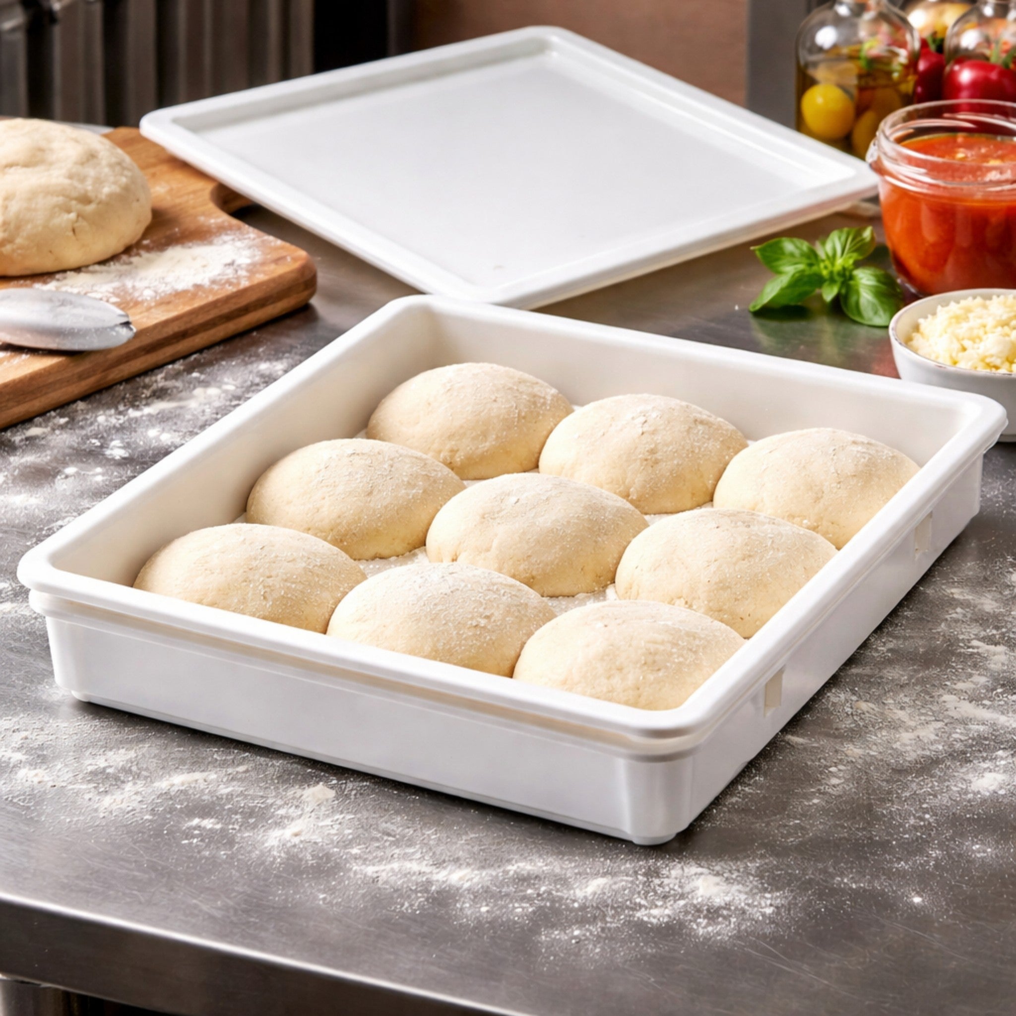 CAJA PARA MASA DE PIZZA