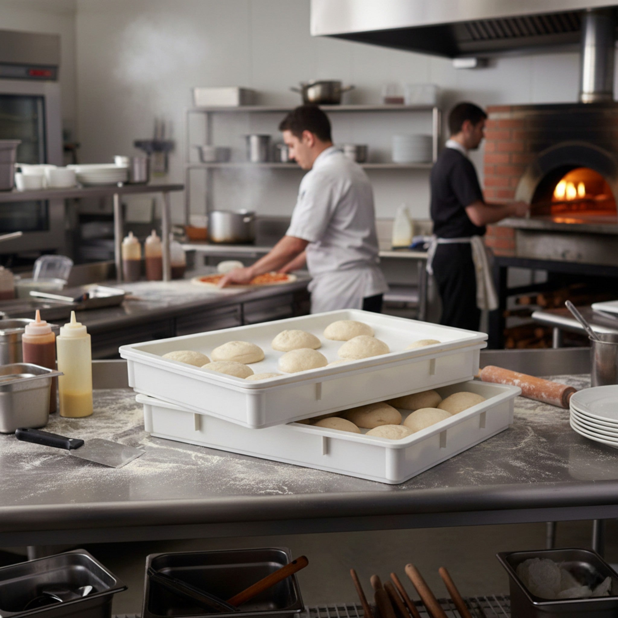 CAJA PARA MASA DE PIZZA