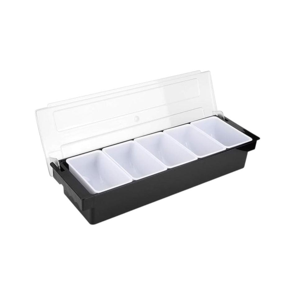 CAJA P/CONDIMENTOS 5 DIVISIONES