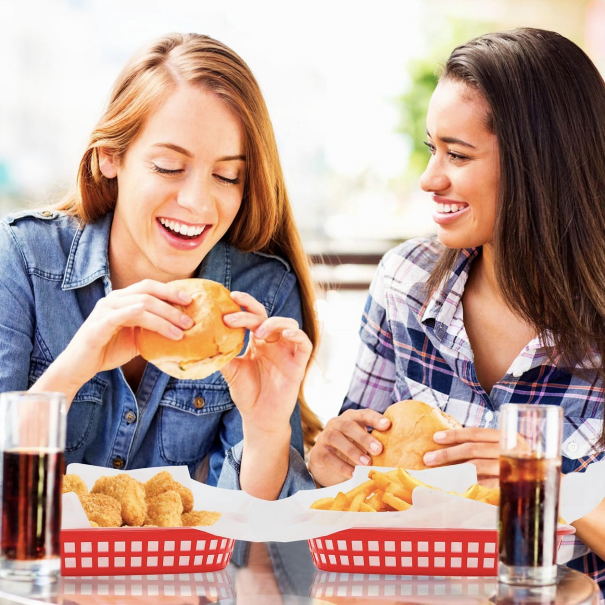 CANASTA FAST FOOD OBLONGA