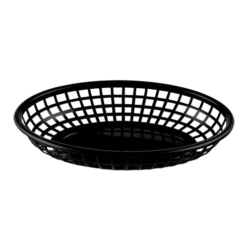 CANASTA FAST FOOD OVAL NEGRO