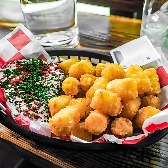 CANASTA FAST FOOD OVAL NEGRO