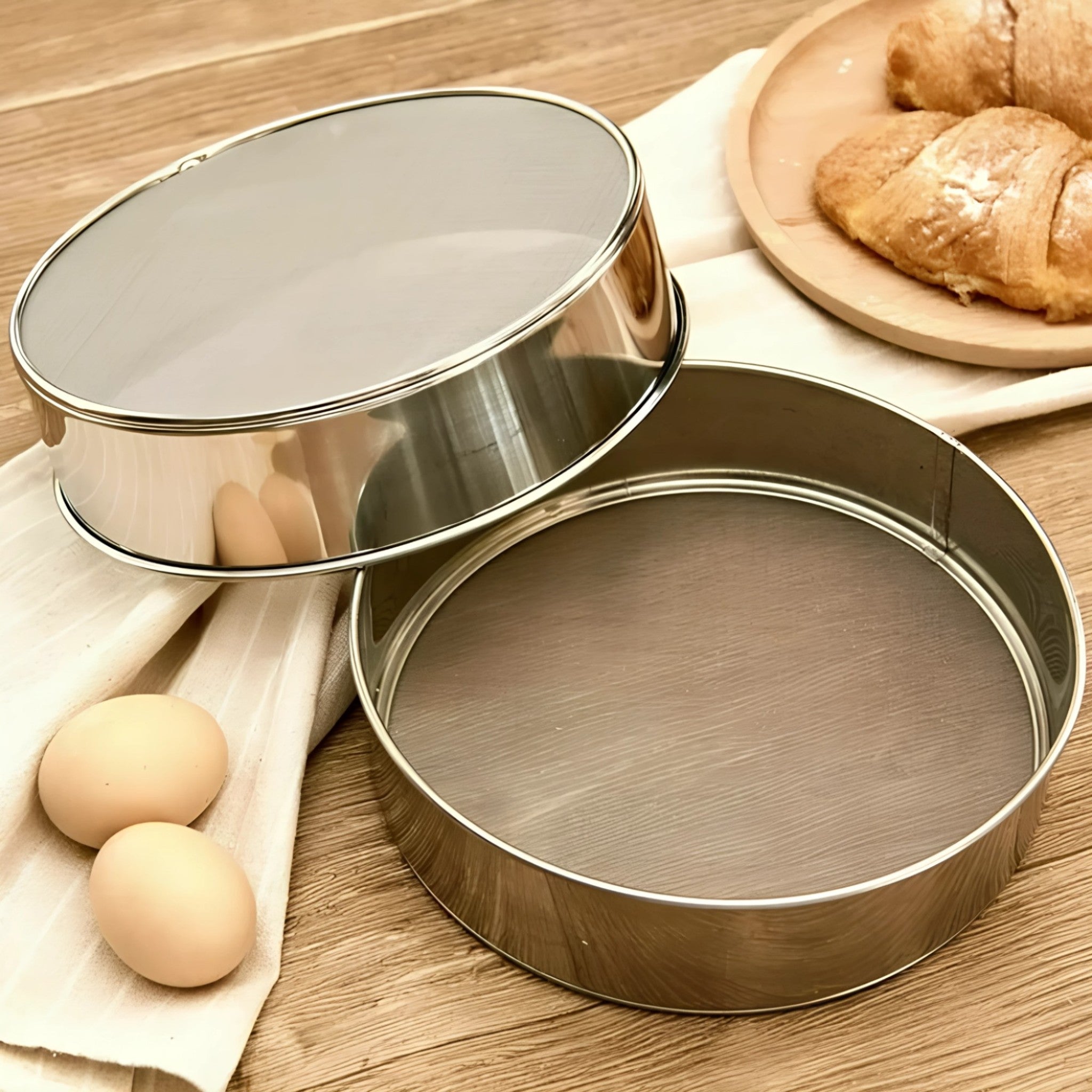 CERNIDOR DE HARINA 10" AC INOX