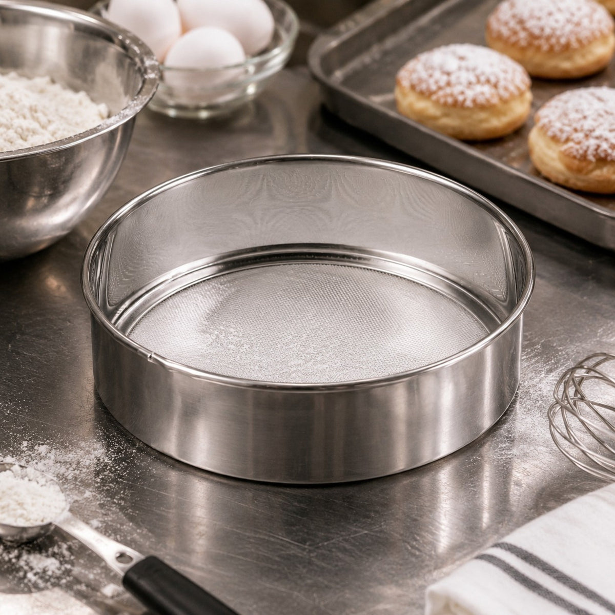 CERNIDOR DE HARINA 12" AC INOX