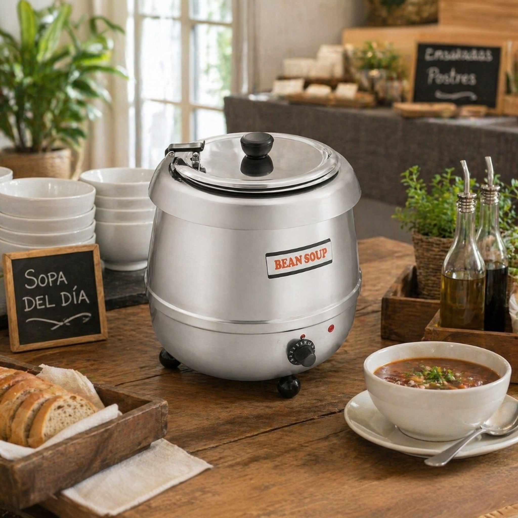 CHAFER ELECTRICO "SOPERA BRUJA" AC INOX