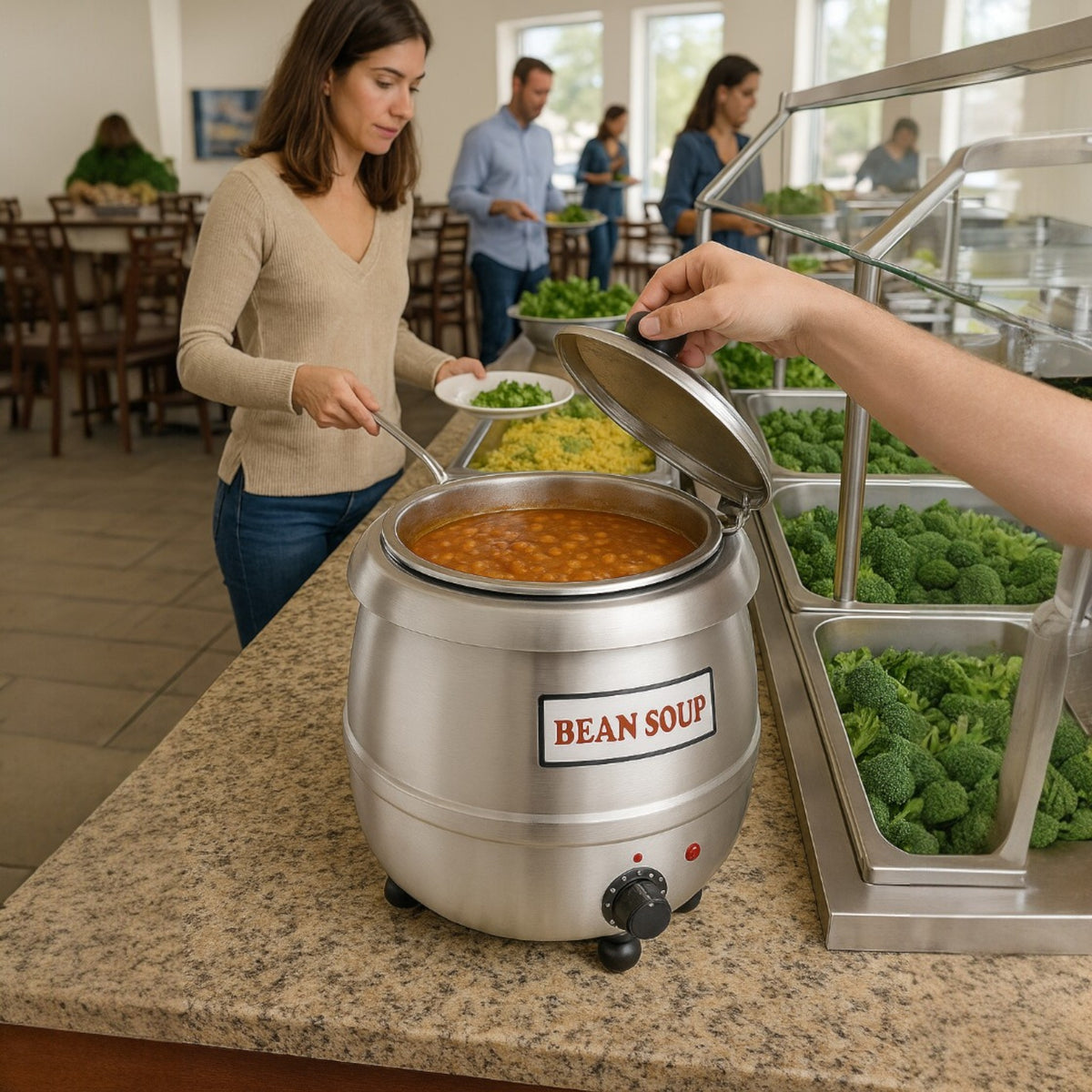 CHAFER ELECTRICO "SOPERA BRUJA" AC INOX
