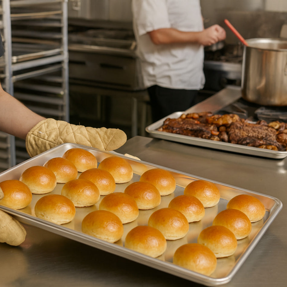 CHAROLA 13 x 18" ALUMINIO