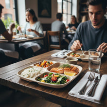 Cargar imagen en el visor de la galería, CHAROLA 4 DIVISIONES BEIGE
