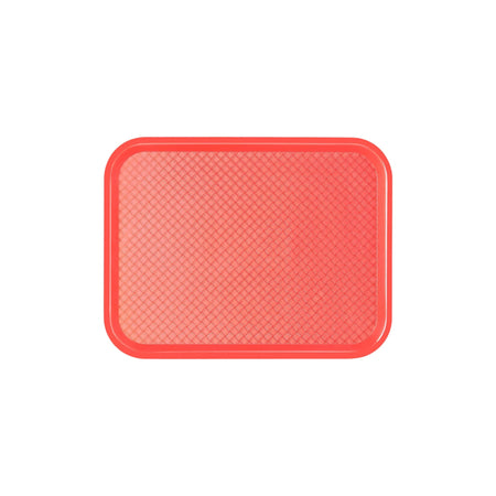 CHAROLA FAST FOOD 10x14" ROJA