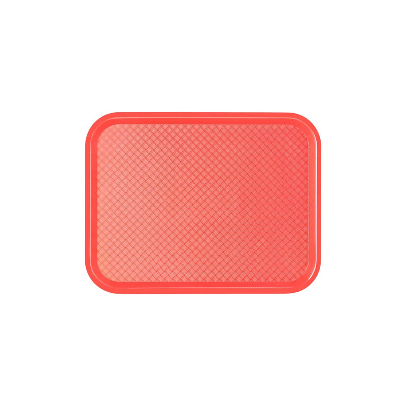 CHAROLA FAST FOOD 10x14" ROJA