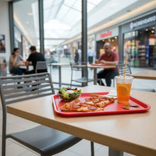 Cargar imagen en el visor de la galería, CHAROLA FAST FOOD 10x14&quot; ROJA
