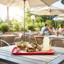 Cargar imagen en el visor de la galería, CHAROLA FAST FOOD 10x14&quot; ROJA
