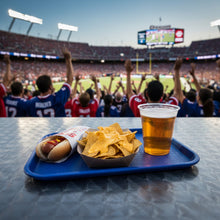 Cargar imagen en el visor de la galería, CHAROLA FAST FOOD 12x16&quot; AZUL

