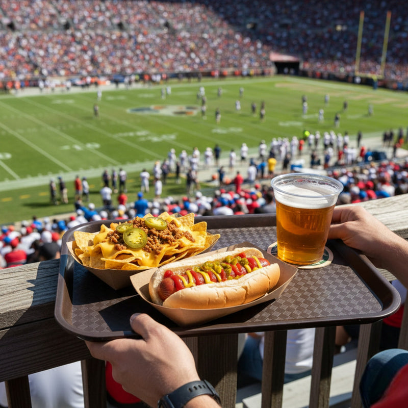 CHAROLA FAST FOOD 12x16" CAFE