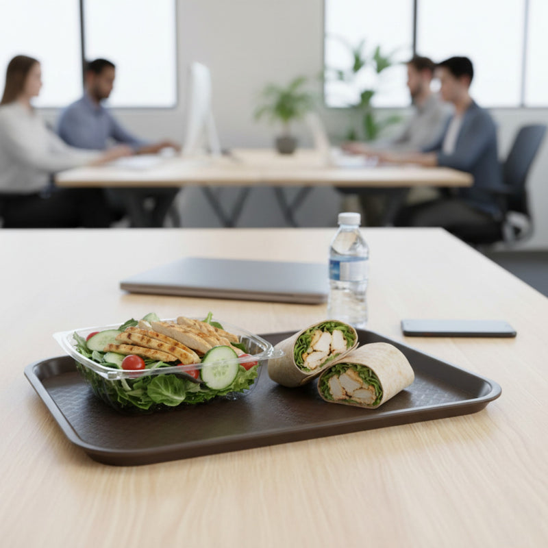 CHAROLA FAST FOOD 12x16" CAFE