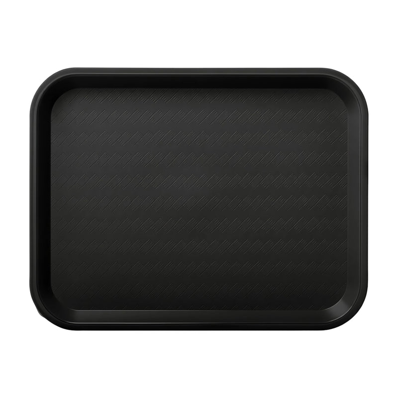 CHAROLA FAST FOOD 12x16" NEGRA