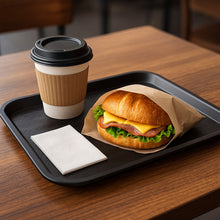 Cargar imagen en el visor de la galería, CHAROLA FAST FOOD 12x16&quot; NEGRA
