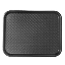 Cargar imagen en el visor de la galería, CHAROLA FAST FOOD 14 x 18&quot; NEGRA
