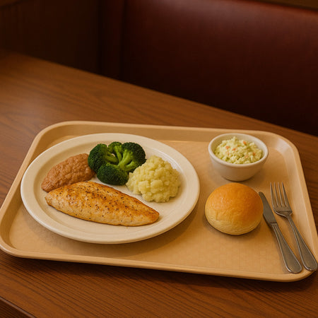 CHAROLA FAST FOOD 14x18" ARENA