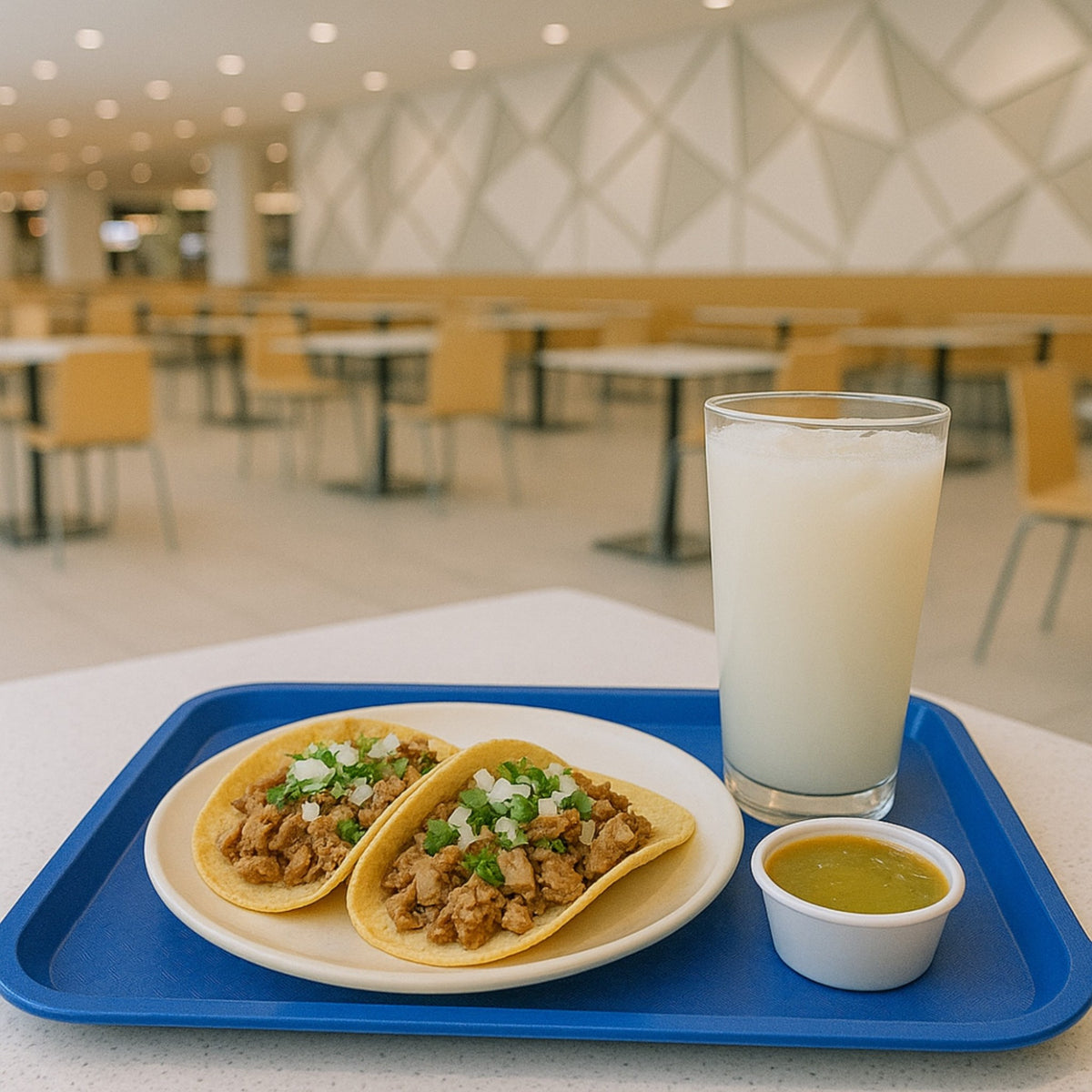 CHAROLA FAST FOOD 14x18" AZUL MARINO