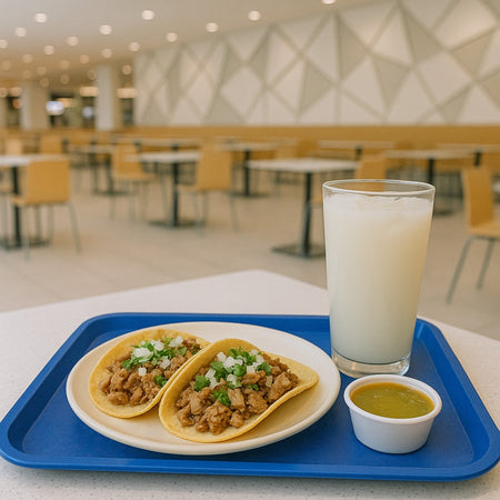 CHAROLA FAST FOOD 14x18" AZUL MARINO