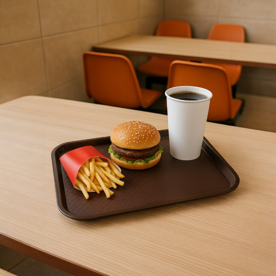 CHAROLA FAST FOOD 14x18" CAFE