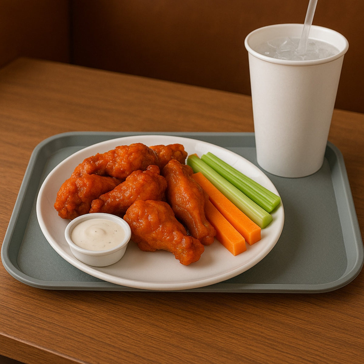 CHAROLA FAST FOOD 14x18" GRIS PERLA