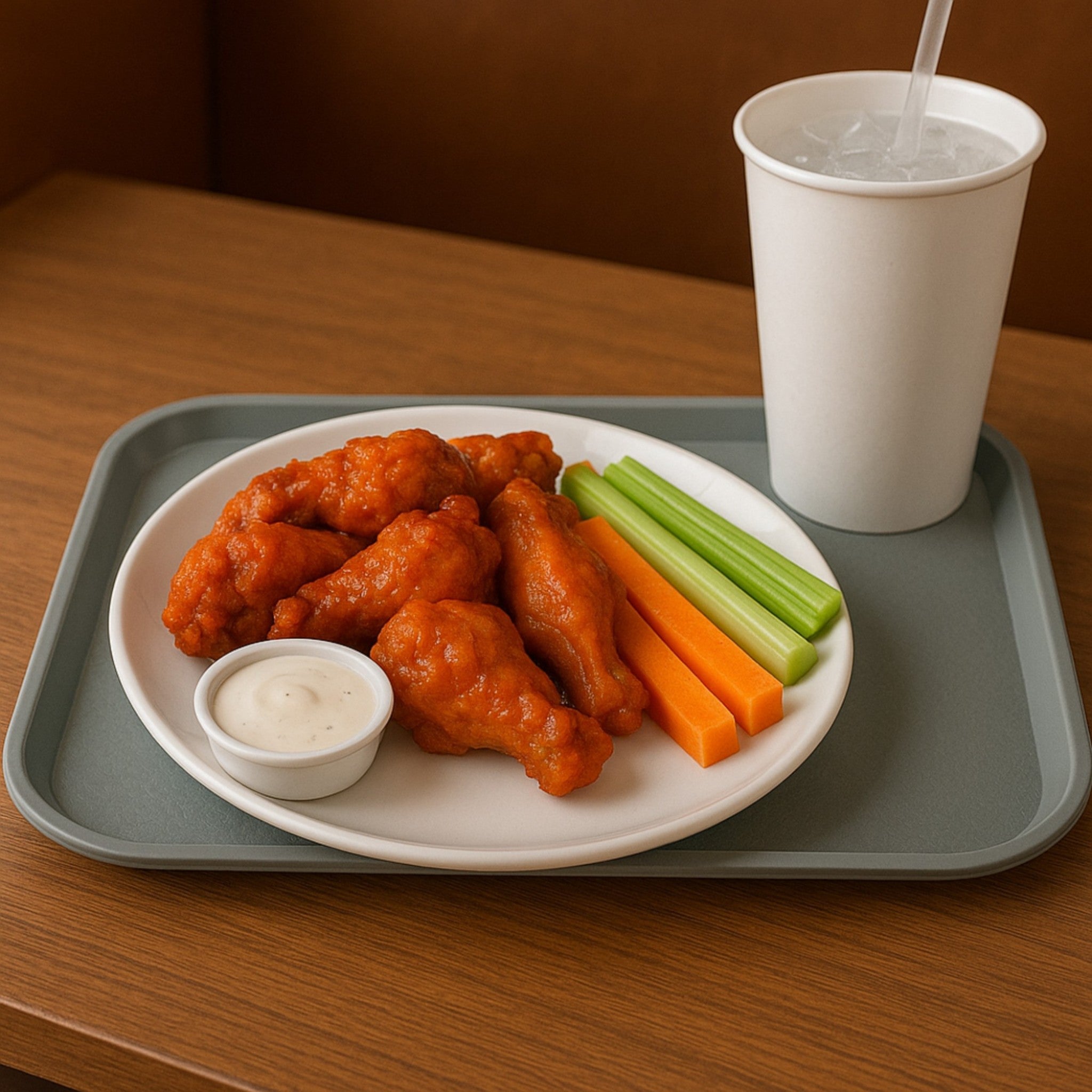 CHAROLA FAST FOOD 14x18" GRIS PERLA