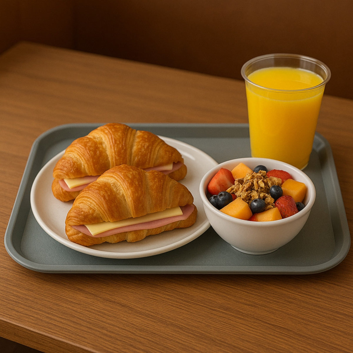 CHAROLA FAST FOOD 14x18" GRIS PERLA