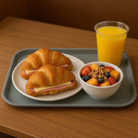 CHAROLA FAST FOOD 14x18" GRIS PERLA