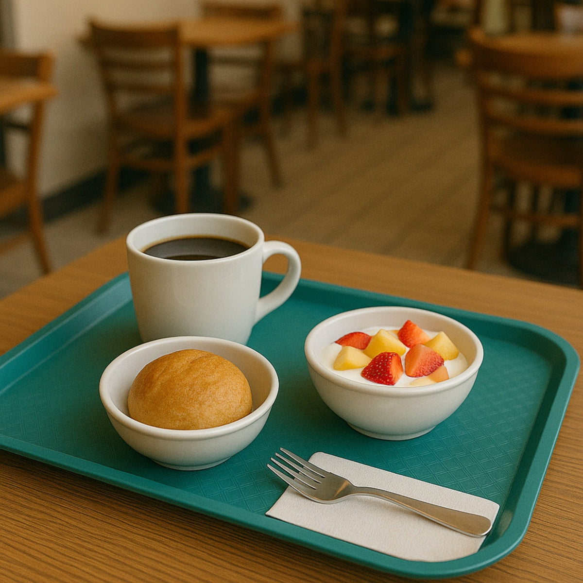 CHAROLA FAST FOOD 14x18" VERDE AZULADO