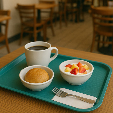 CHAROLA FAST FOOD 14x18" VERDE AZULADO