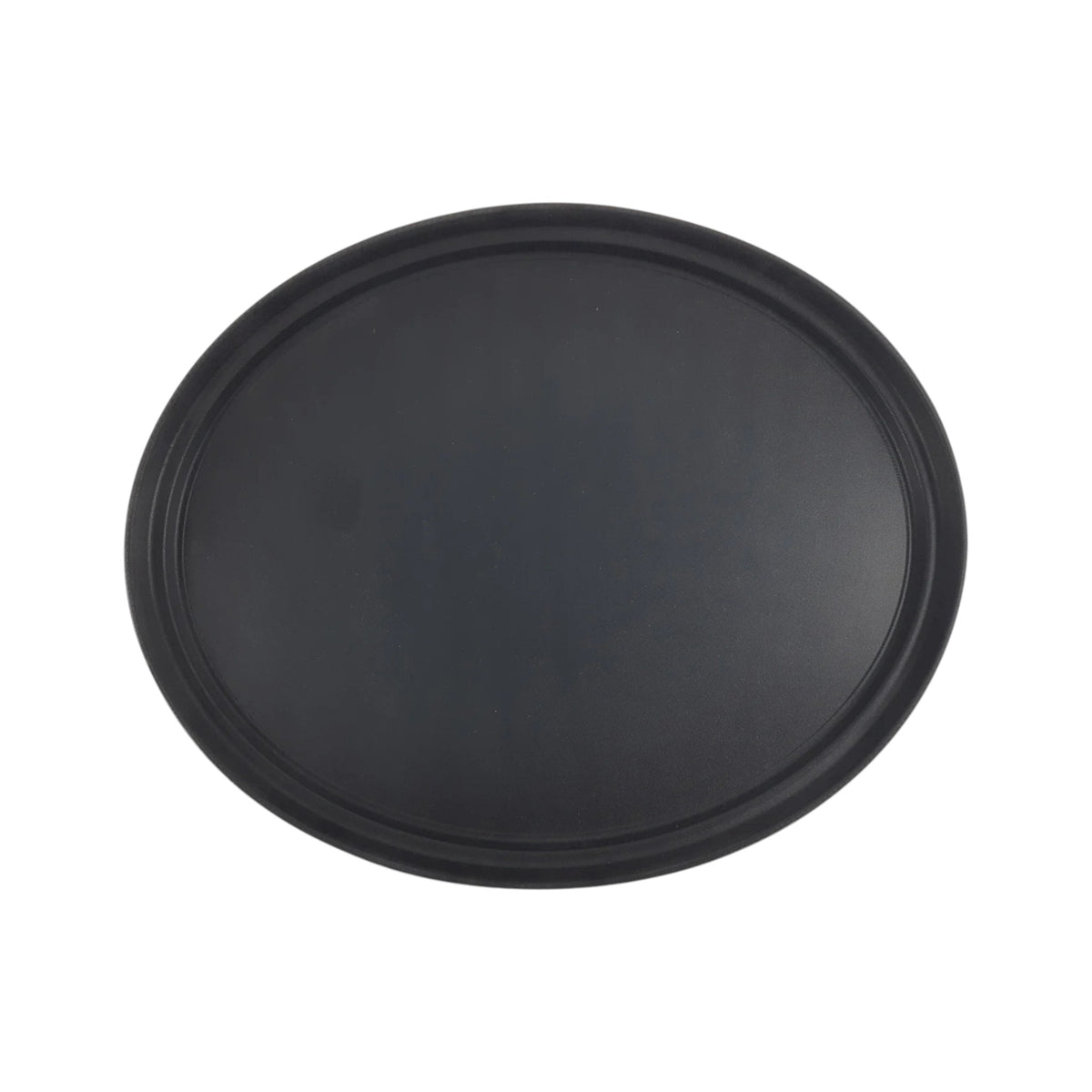 CHAROLA OVAL 56x68 CM NEGRA